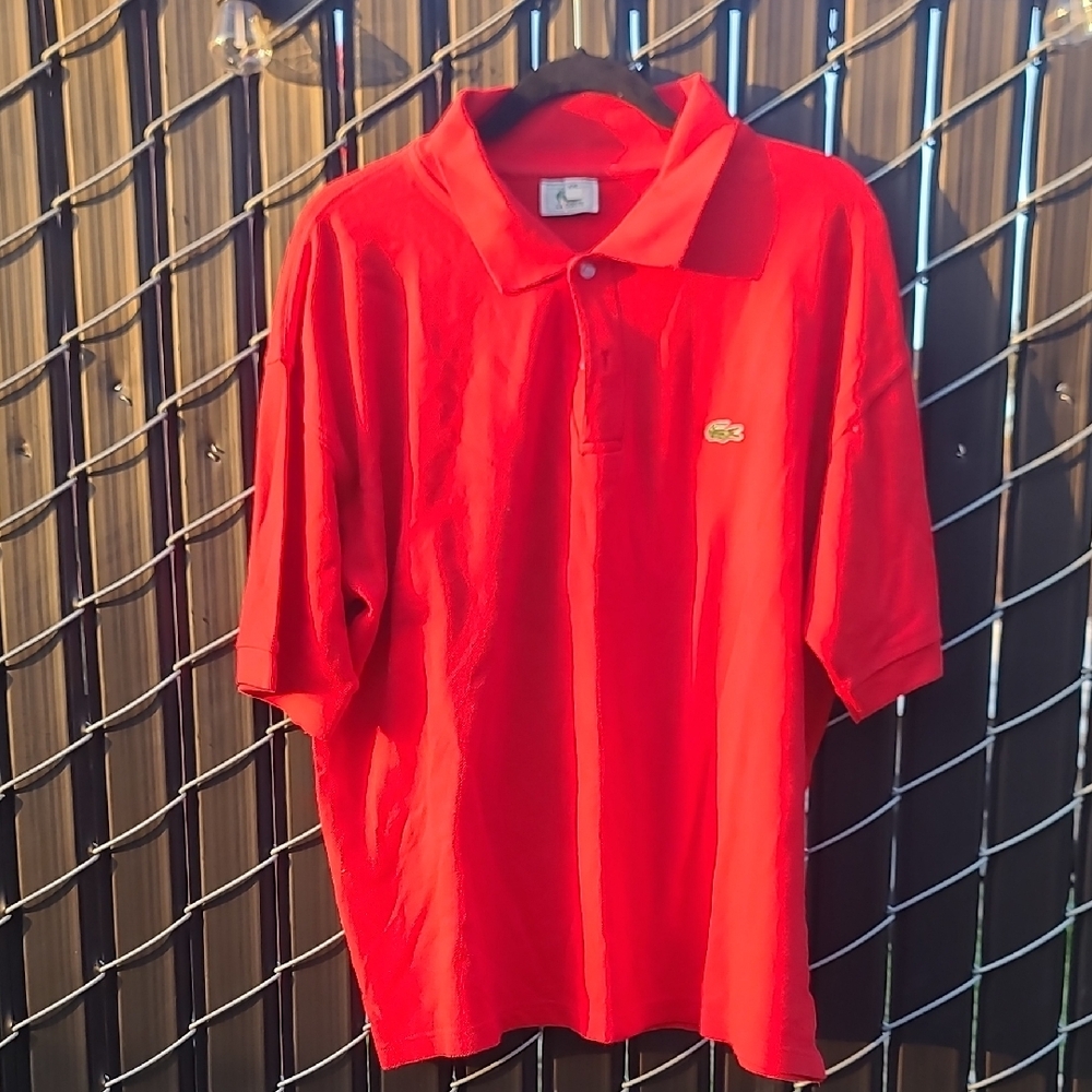 Lacoste Men's Vibrant Red Polo Shirt